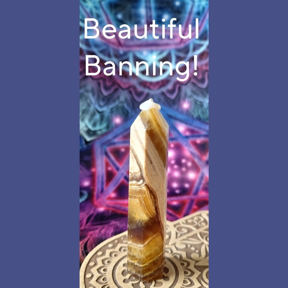 Yellow Fluorite Tower - Picture 4 of 6